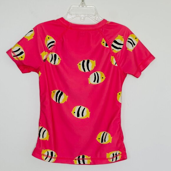 Tea Collection Girl's Rash Guard Swim Top Size 6 - Picture 2 of 3
